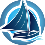 Travel boat blue logo.svg