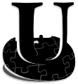 Uncyclopedia black logo notext.svg