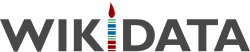 Wikidata candle wordmark.svg